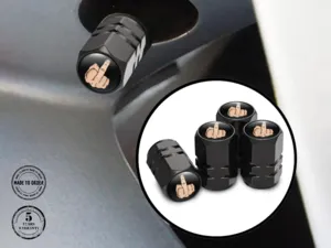 Tire Valve Covers Cars Domed Style